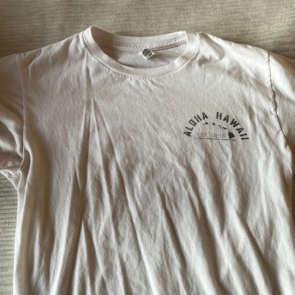 Aloha Hawaii AllStyle White T Shirt